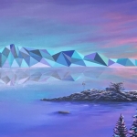Canadian Artist Paints Famous Landscapes With Geometric Patterns